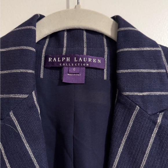 Ralph Lauren purple label linen blazer sz 6 - Picture 2 of 5